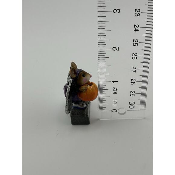 Wee Forest Folk "Is That All?" 2003 Halloween Mouse M-298a A. Petersen Retired - Picture 9 of 9